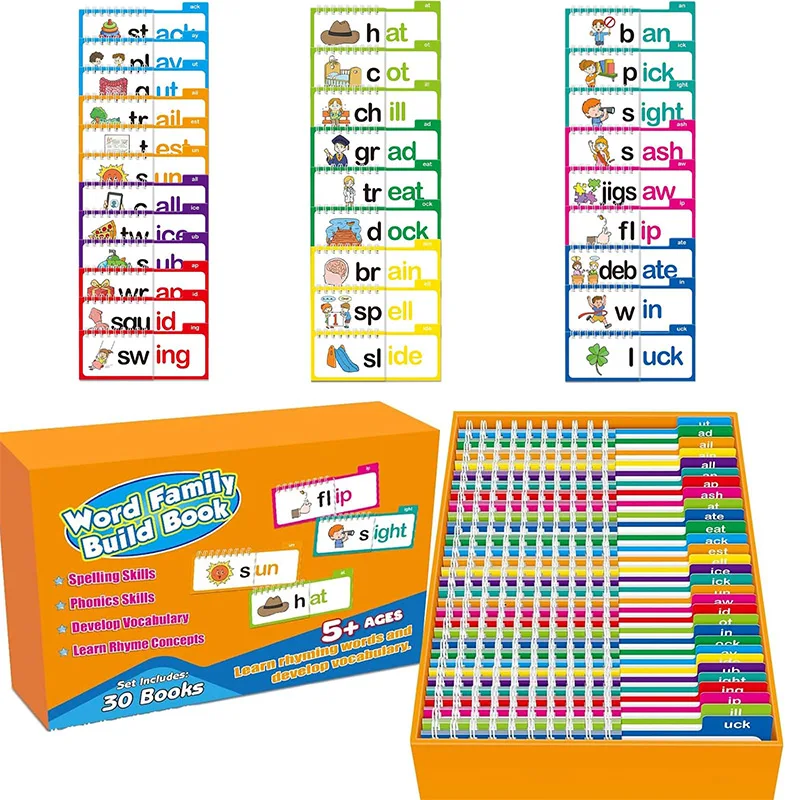 Kids Education Rhymes - 30. Lesen und Reihen, Flip-Bücher, Vokabeln,