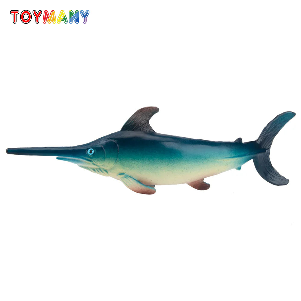 Kids First Education - Toymany Realistische Schwertfische, Meerestiere, Modellspielzeug, Meeresleben,