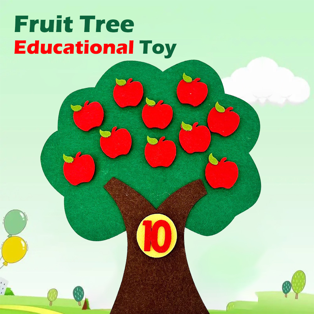 Montessori Obstbaum-Zählspielz – Kids Education Number Bewertung und Preis