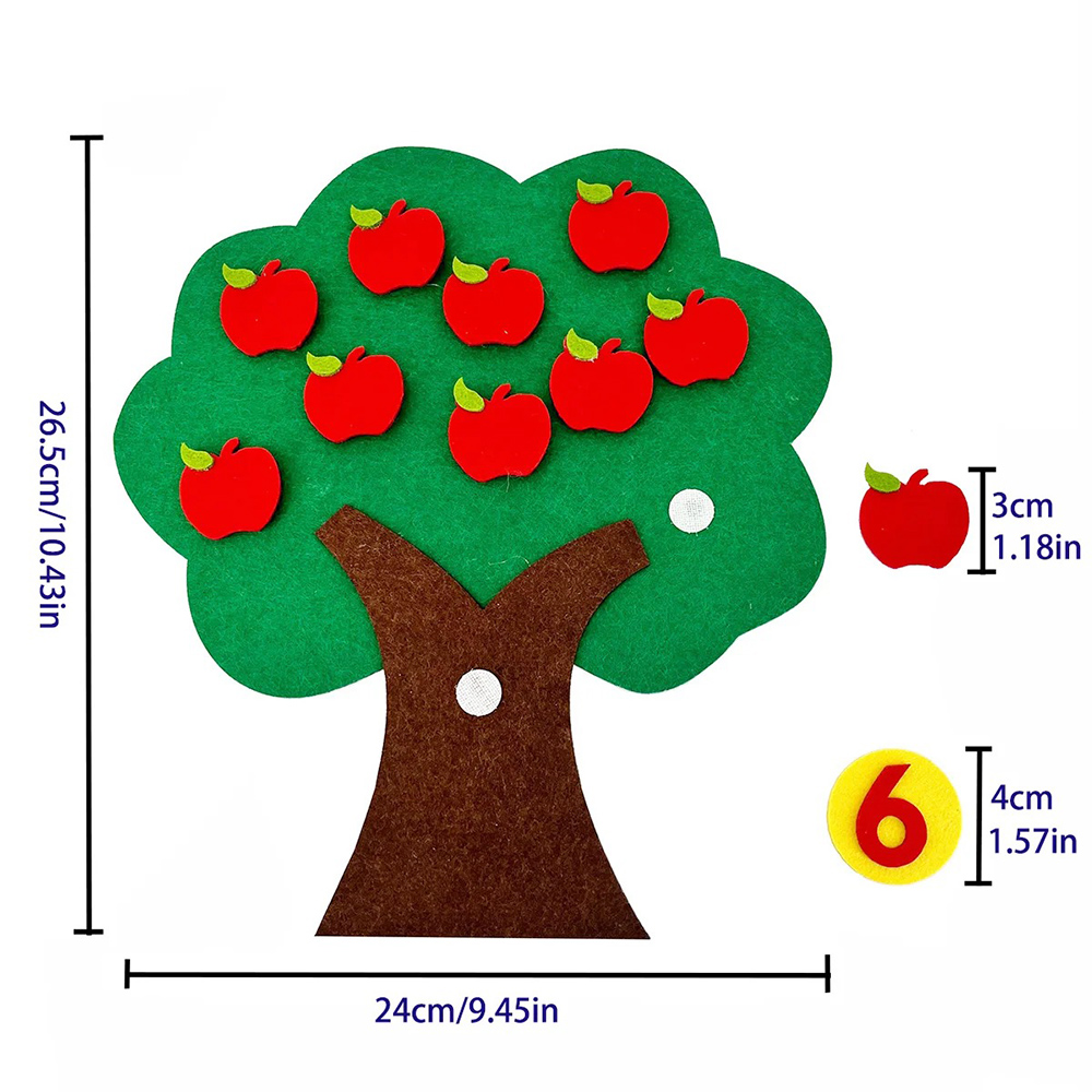 Montessori Obstbaum-Zählspielz – Kids Education Number Bewertung und Preis