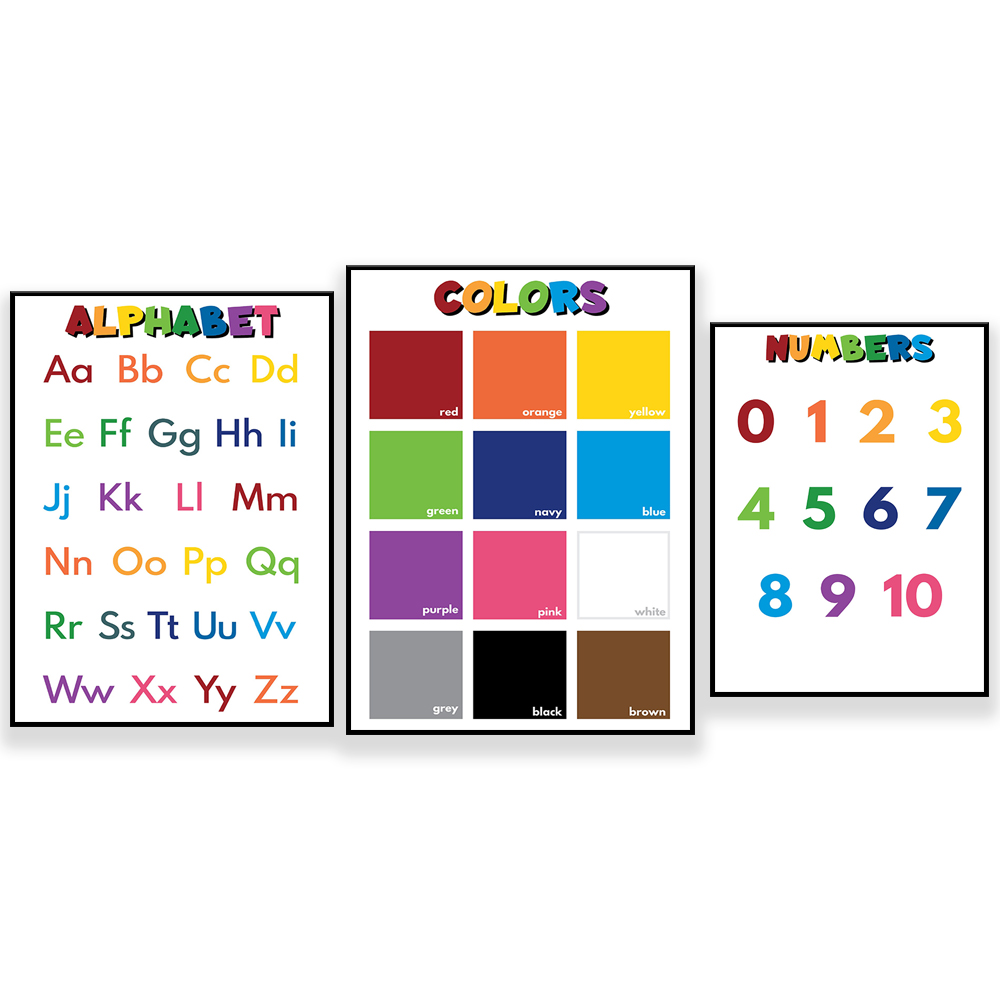 Farbnamen, Alphabet, Zahlen fü – Kids Education Name Bewertung und Preis