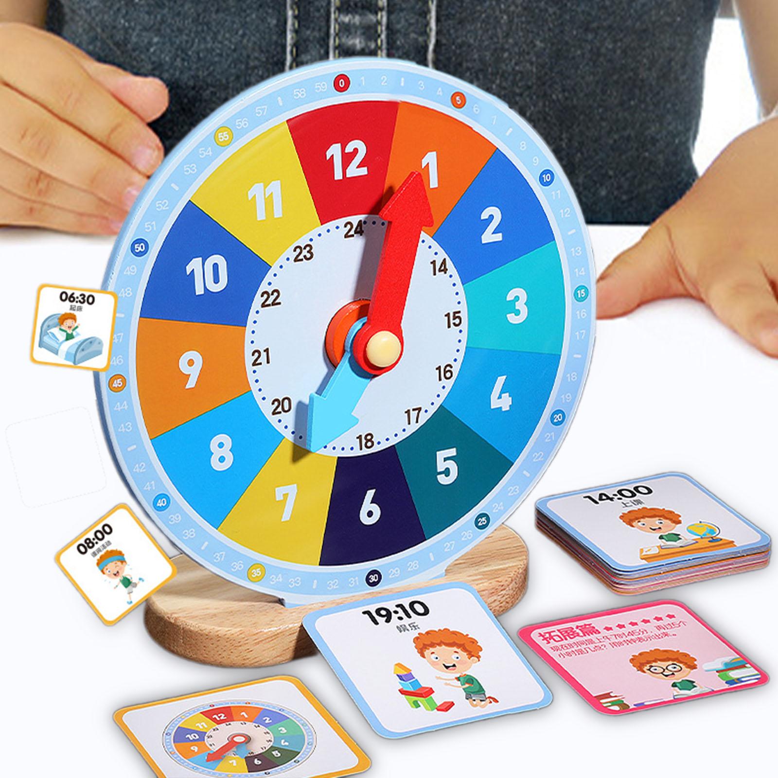 Holz-Lernuhr für Kinder, analo – Kids Education Number Bewertung und Preis