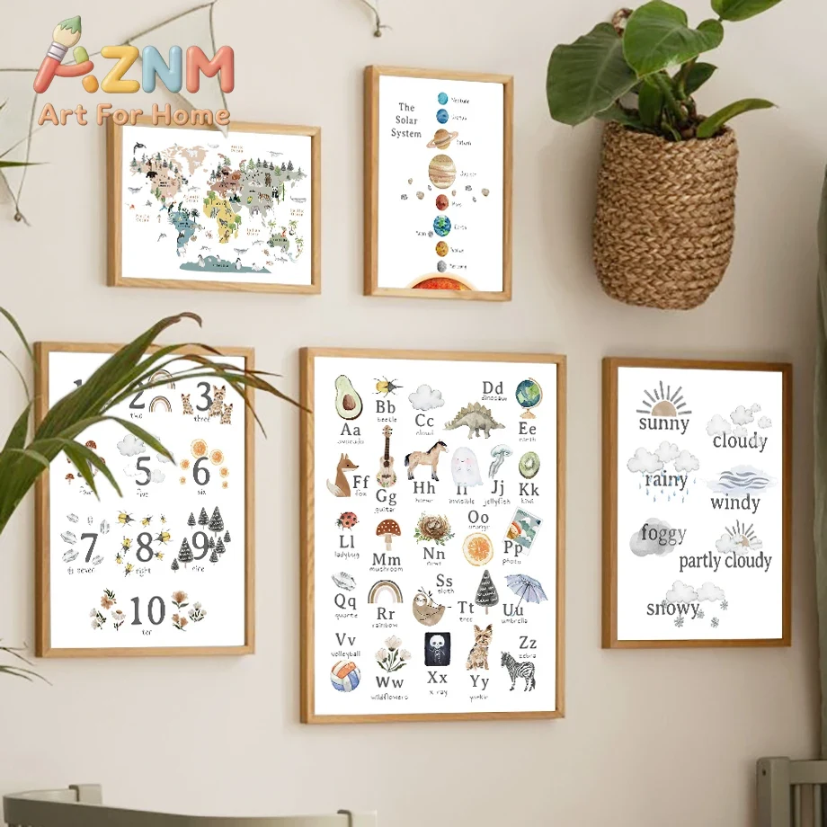 Bildung, Kindergarten, Alphabe – Kids Education Number Bewertung und Preis