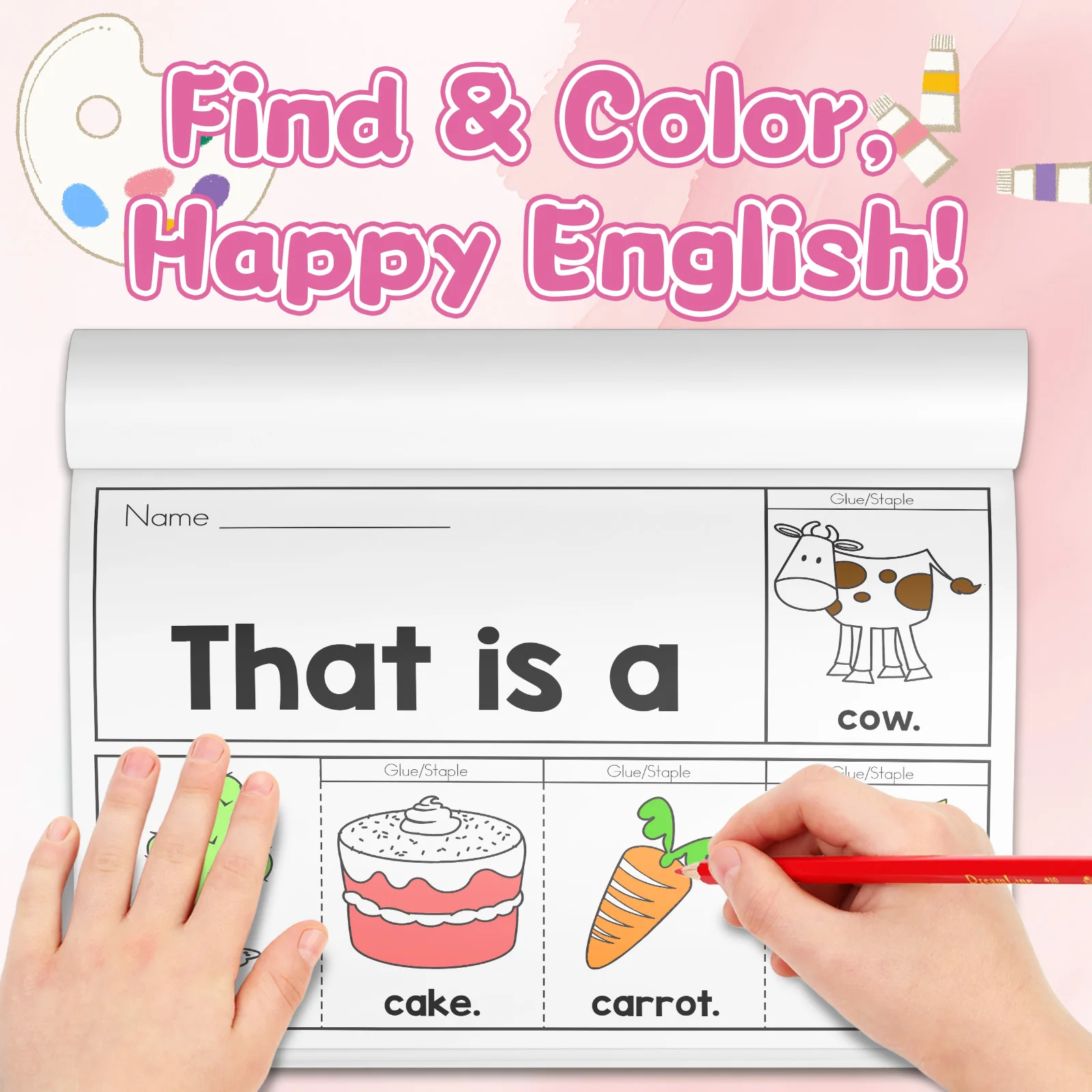 Englisches Wort-Malbuch für Ki – Kids Education Activities Bewertung und Preis
