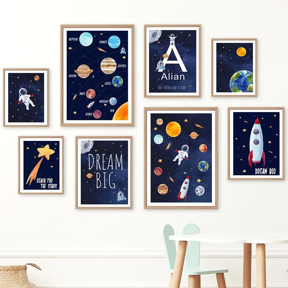 1 Stück Leinwandbild Individue – Kids Education Name Bewertung und Preis