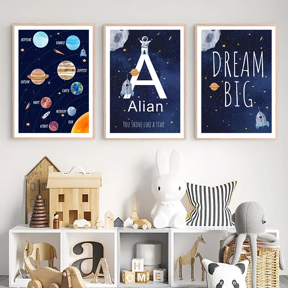 1 Stück Leinwandbild Individue – Kids Education Name Bewertung und Preis