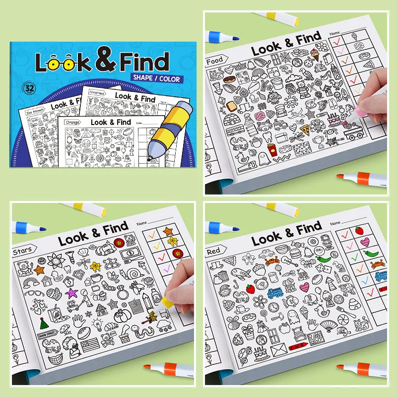 Kinder-Suche-Aktivitätsbuch, v – Kids Education Activities Bewertung und Preis
