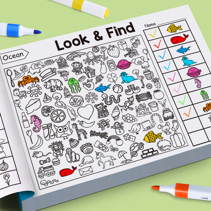 Kinder-Suche-Aktivitätsbuch, v – Kids Education Activities Bewertung und Preis